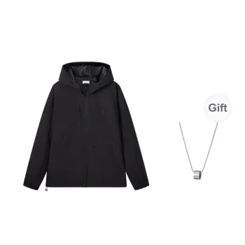 GAP Puffer Jackets Men Black+Necklace