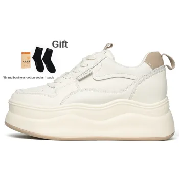 LAORENTOU Height Increasing Low-Top Skateboard Shoes 6.5cm Women's