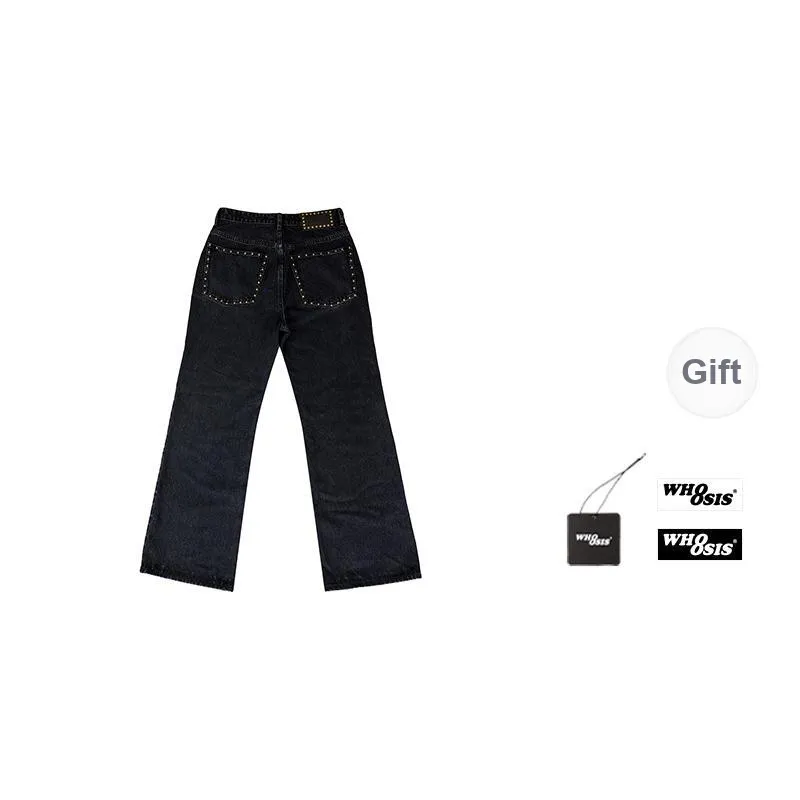 WHOOSIS Jeans Unisex Black-1