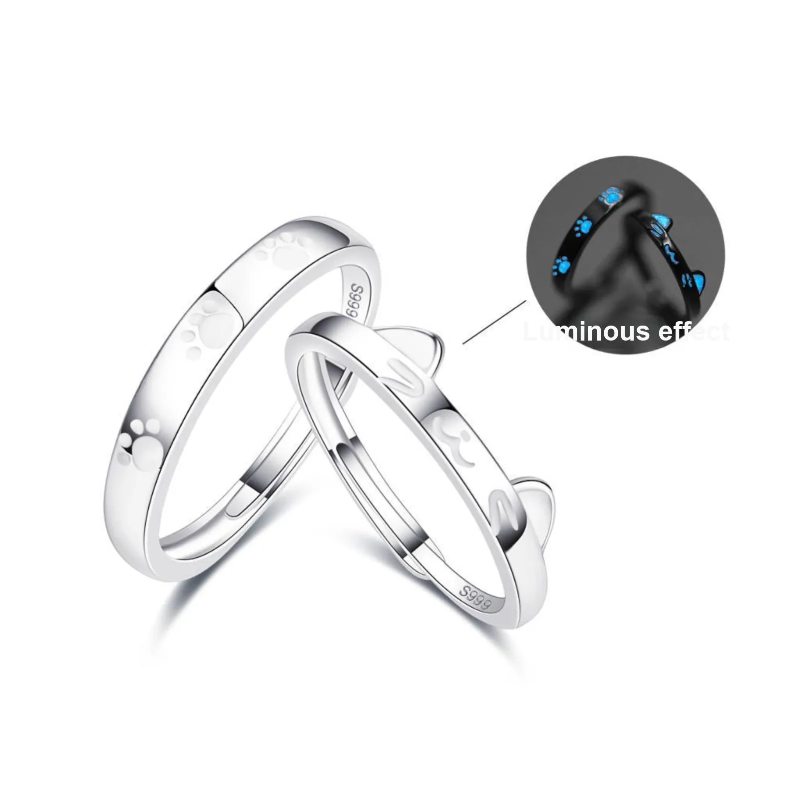 LUCA Sterling Silver Rings Unisex