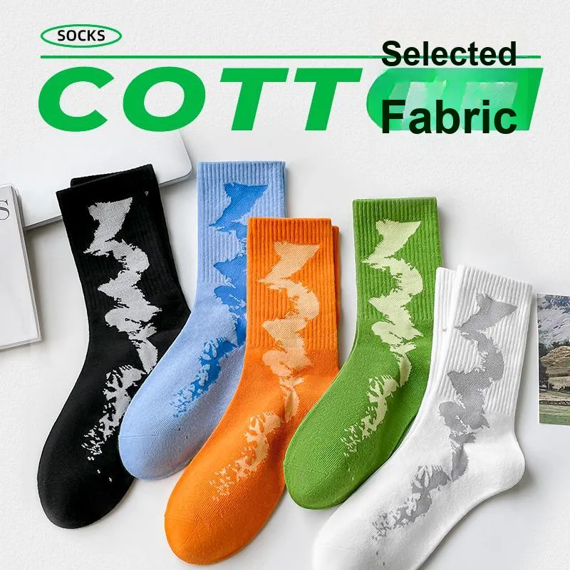 Cotton Gene Mid Calf Socks Men's 4 Pack-7