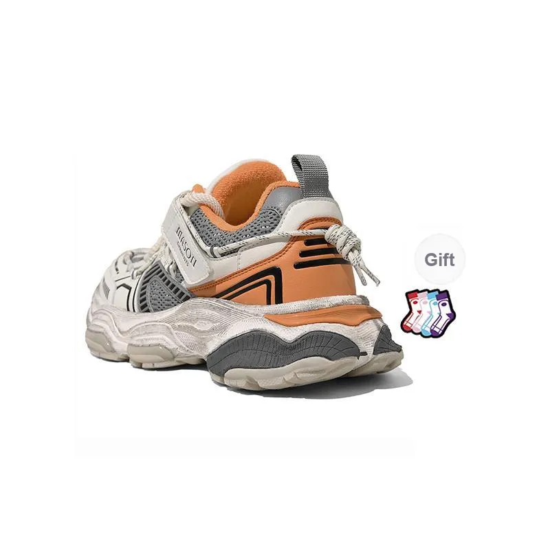 Masongarments Wear-Resistant Breathable Lightweight Height Increasing Low-Top Chunky Sneakers Unisex-0