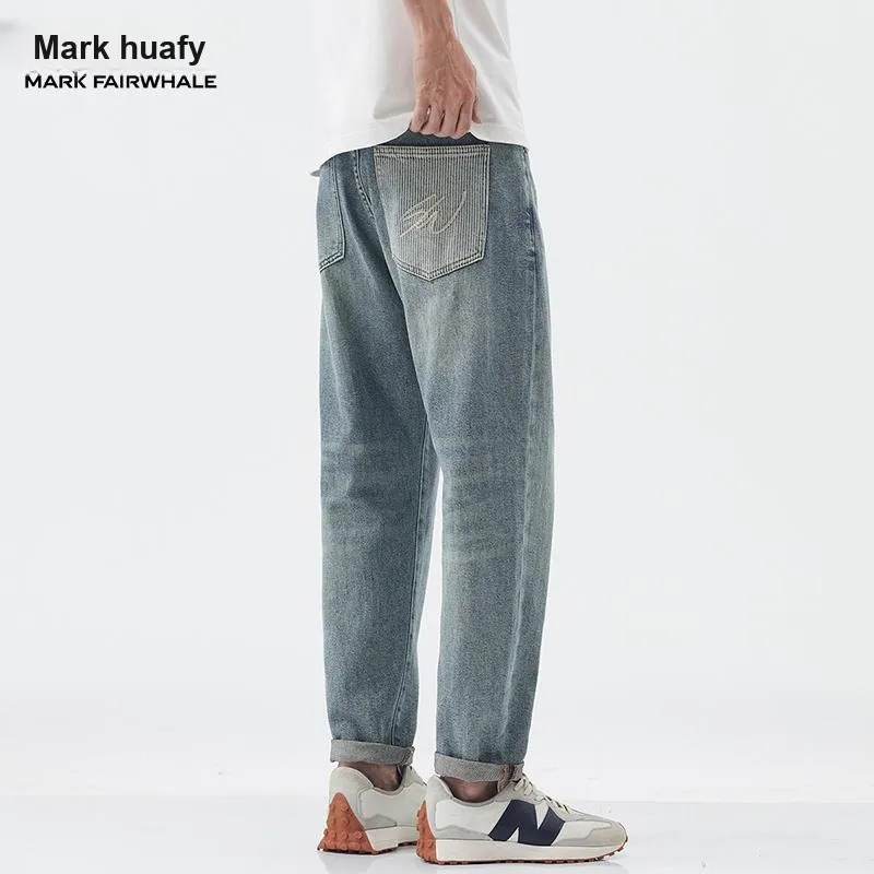FAIRWHALE Jeans Unisex Light Blue-4