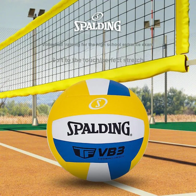 SPALDING TF Collection PU Size 5 Volleyball Unisex Yellow Blue White-1