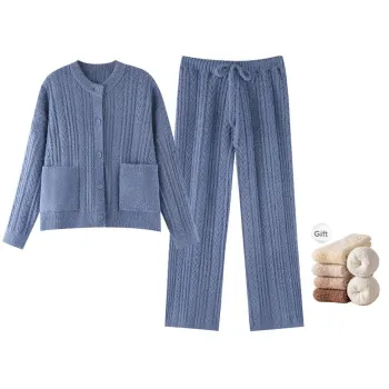 ZumashL Luxury Designer Series Pajama Set Women's Mist Waves