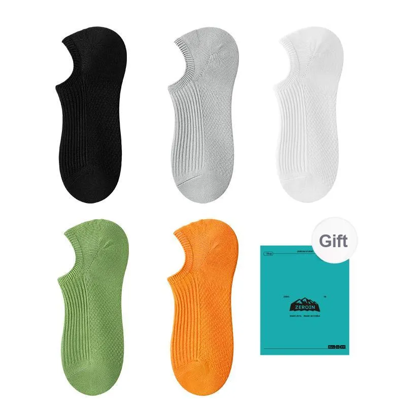 ZEROIN No Show Socks Unisex 5 Pack-46