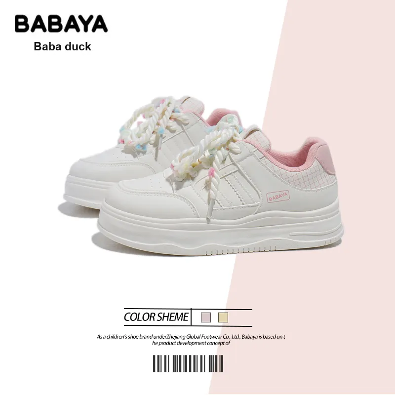 Babaya Anti Slip And Wear Resistant Height Increasing Skateboard Shoes Women's-6