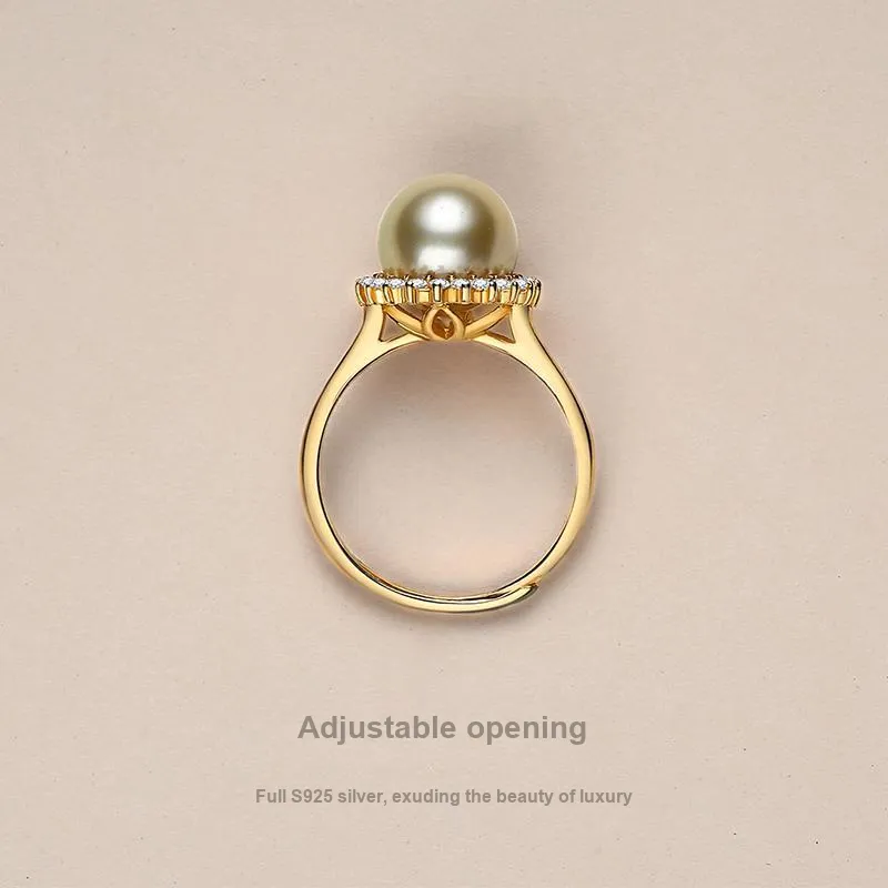 Inlady Saltwater Pearl Rings Women's-3