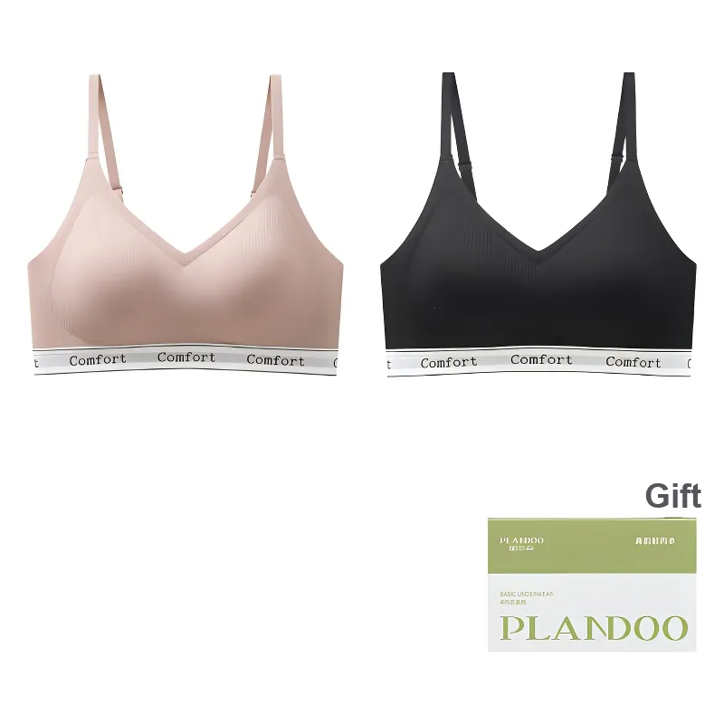 PLANDOO Bra Women's 2 Pcs Shopping Bag-0