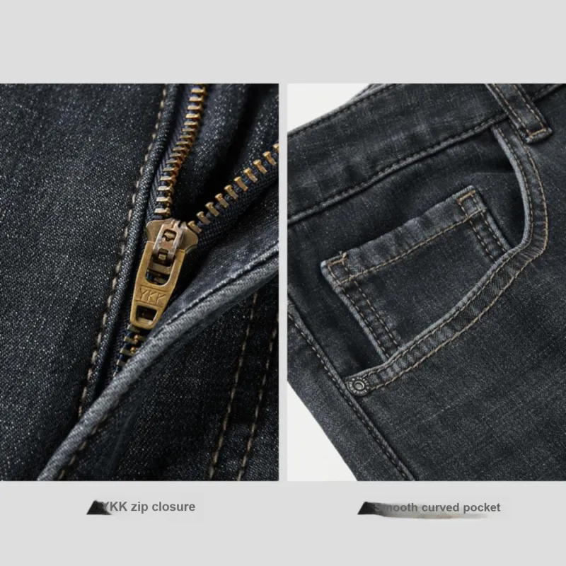 HLA Jeans Men Denim Blue Transition Color Dark 1M-4