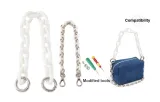 White Handle Chain+Decorative Chain[Includes Modified Accessories]