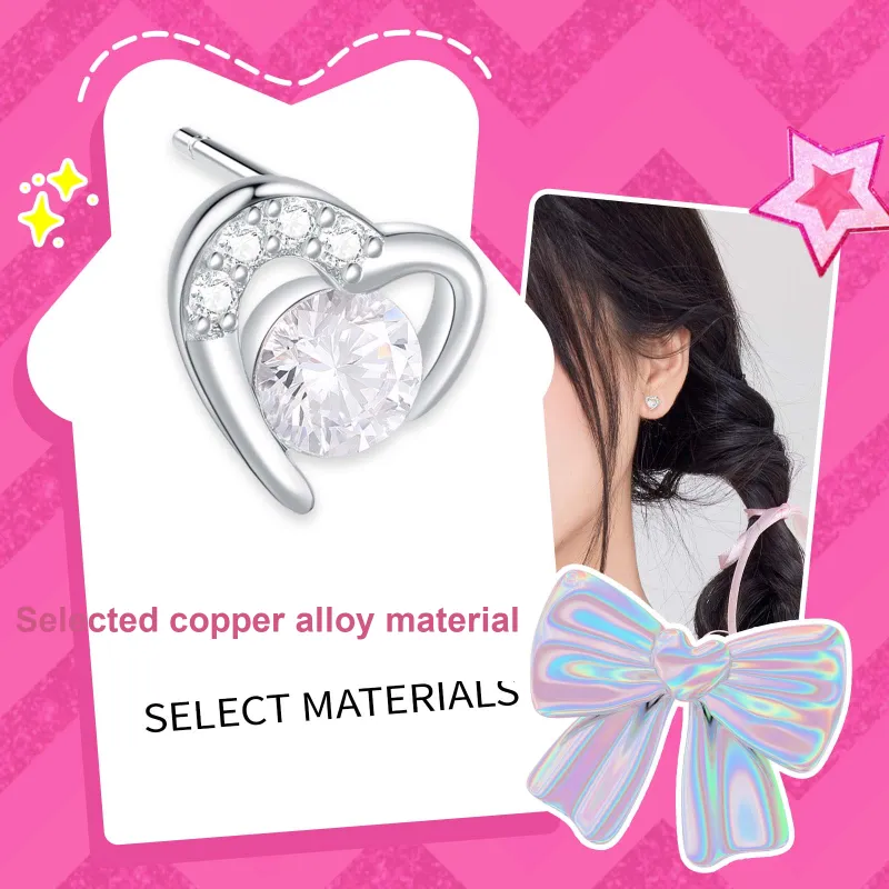Barbie Copper Alloy Stud Earrings Women's-1