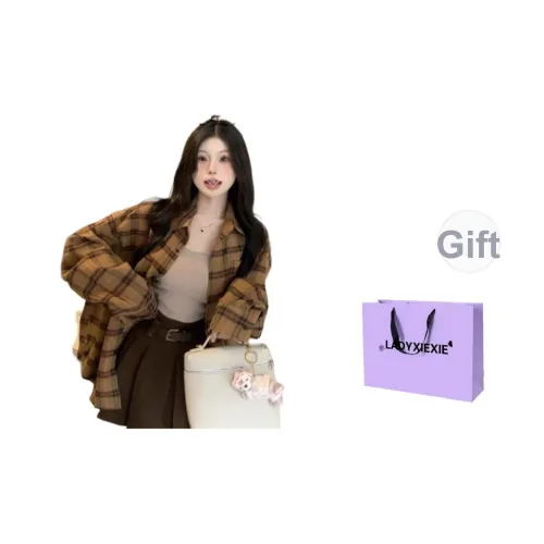 LADYXIEXIE Желтая Унисекс Рубашка