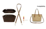 [Clothing Sets]Milk Tea Crossbody Shoulder Strap+Free Modified Buckle+Felt Liner
