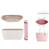 City33 (Rouge Pink) Beige Liner+Shoulder Strap Pad[Stress Relief Two-Piece Set]