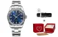 Bezel Blue Dial Steel Band