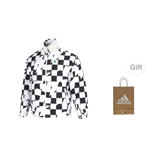 Adidas Jackets Men Black And White+Gift Bag