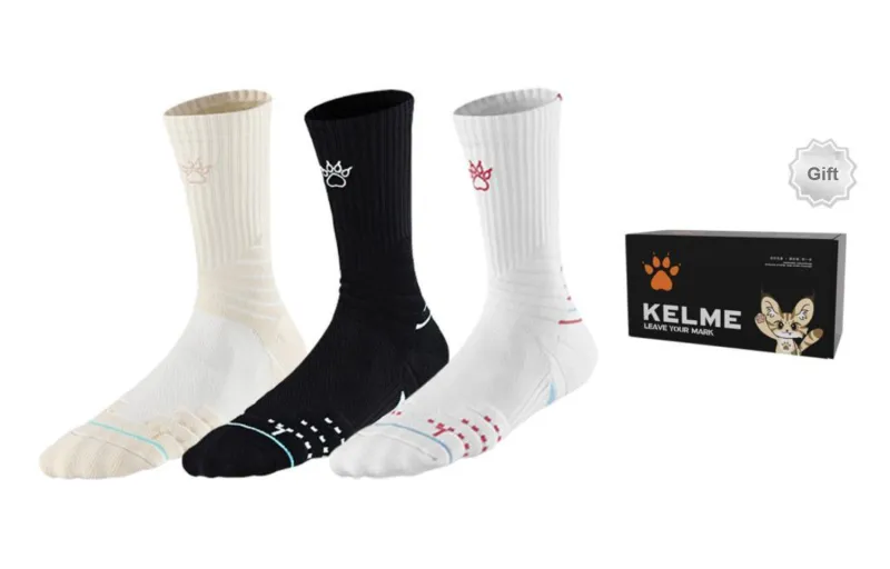 KELME Basketball Socks Unisex 3 Pack-23