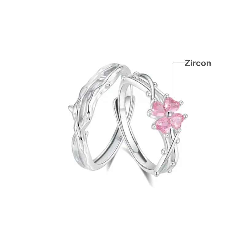Zheng Tai Fook Alloy, Cubic Zirconia Rings Unisex-6