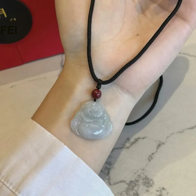 MOONS FAME Chalcedony Necklaces Unisex-17