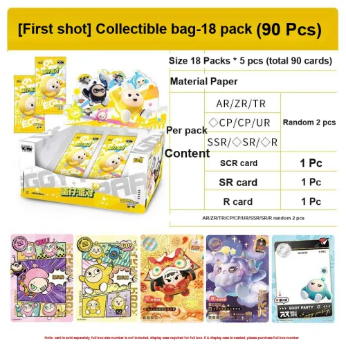 KAYOU x Egg Party Милый Коллекционный Набор Карт Первая Издание IP Аниме Карты