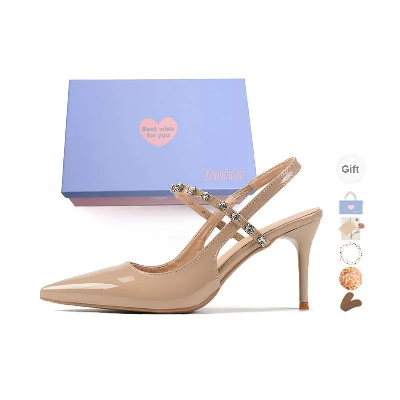 Xingdiman Slim Heel High Heels Women's Gift Box Set-17