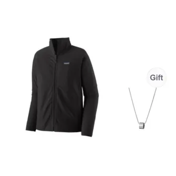 Patagonia Jackets Coats Men's Black Comes With Necklace