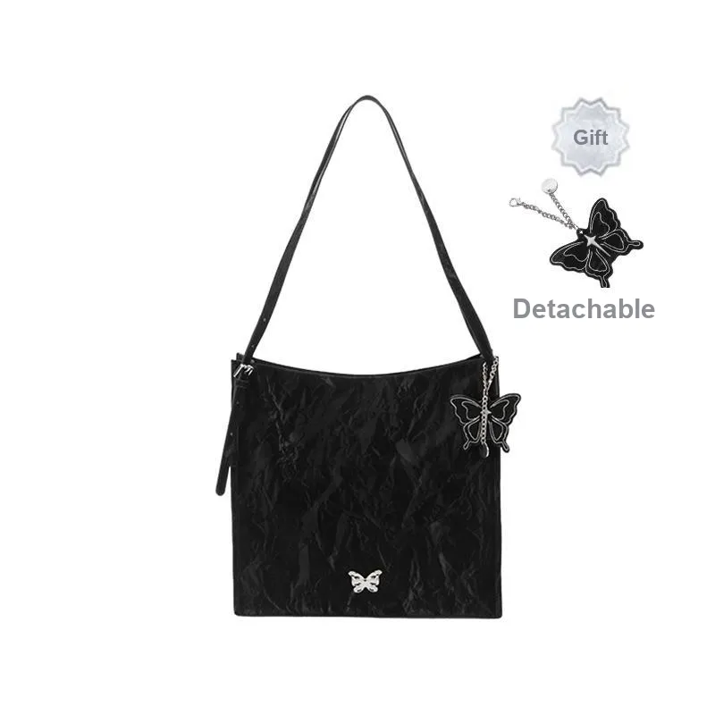 SEM/R Synthetic Leather Tote Bag Shopping Bag Shoulder Bags Medium Size Women's Milky White / Fantasy Pink / Black-10