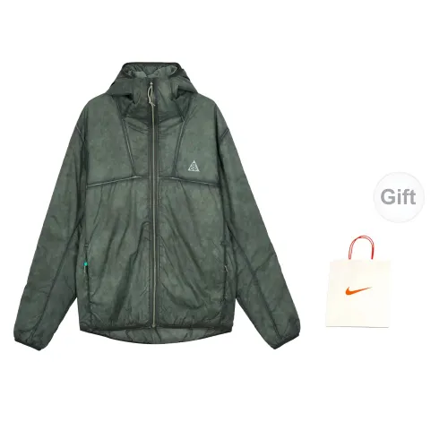 Nike ACG Windbreaker Jackets Men Green+Gift Bag