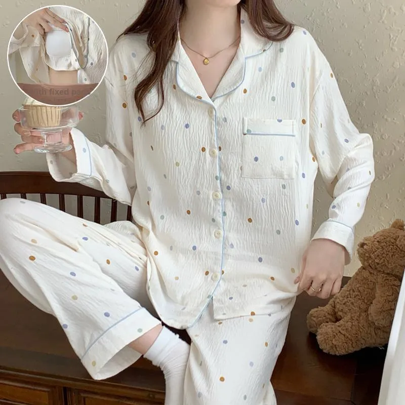 Qiao Ni Tong Pajama Set Women's Image Color-1