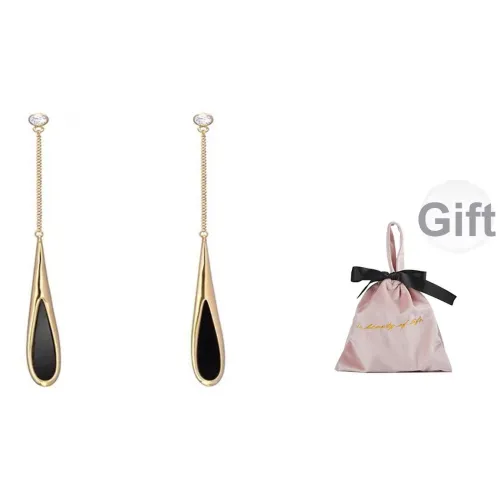 Wakfu Золотой Покрытый Медный 915 Серебряная игла с Серьги с цирконием Женские