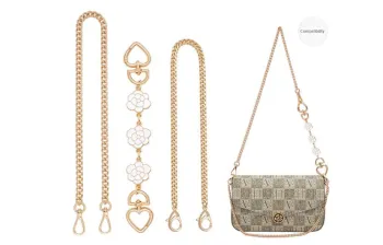 GUYI Metal Bag Accessories Unisex Gold-Tone
