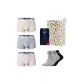 Underpants (Apricot/Mist Gray/Mist Pink)+Socks (Gray/Gray/Black)