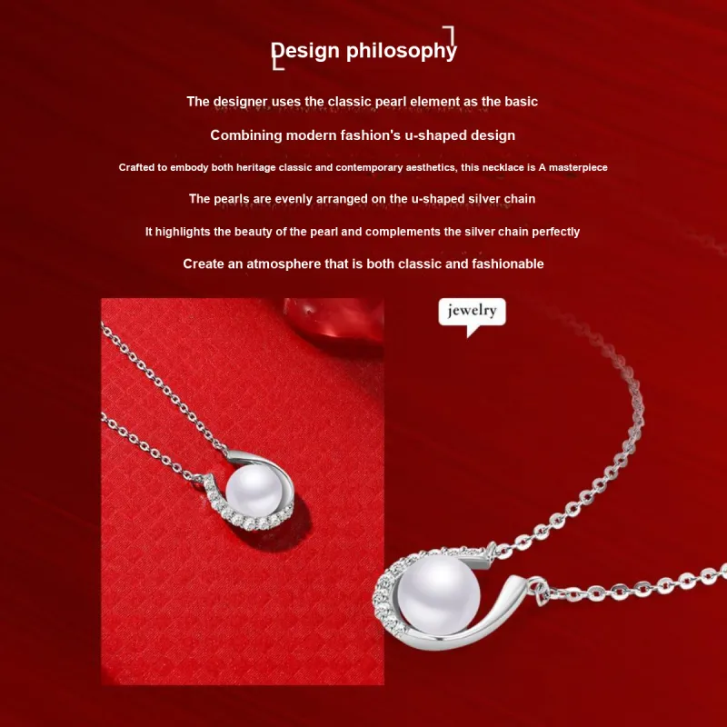 LAOMIAO Pearl Necklaces Women's-8