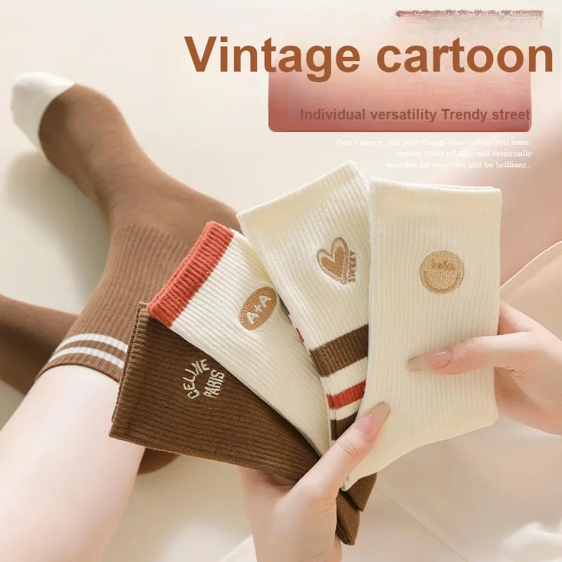 Lan Miao Mid Calf Socks Women's 10 Pack-8