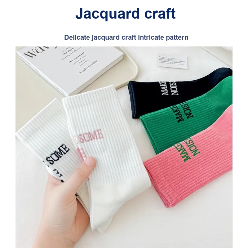 LUOLIAN Knee High Socks Women's 5 Pack-1