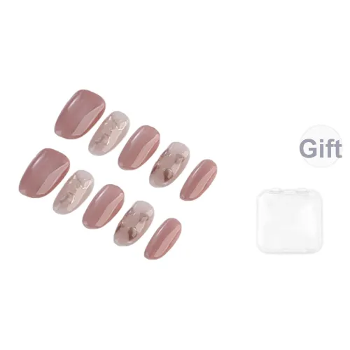 Song Biography Мягкий Модный Осветляющий Телесный Элегантный False Nail Миндаль 20 мм