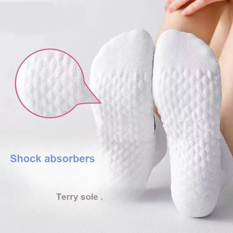 TLXT Running Socks Unisex Students Fitness Comfortable And Breathable, Abrasion Resistant Terry Sole, Couple Same Style-4
