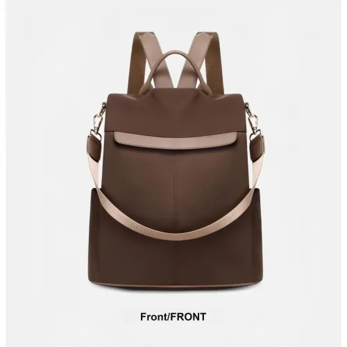 CORE BIRD Oxford Backpack Regular Women's Coffee Brown/Elegant Black/Apricot/Starry Gray