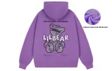 Lavender Hooded (Thickened and Fleece-Lined)