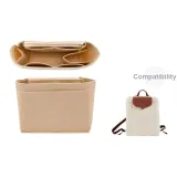 Beige Felt Liner-Longchamp Dual Strap Bag