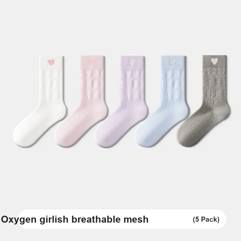 JKN Mid Calf Socks Women's Combo Set-24