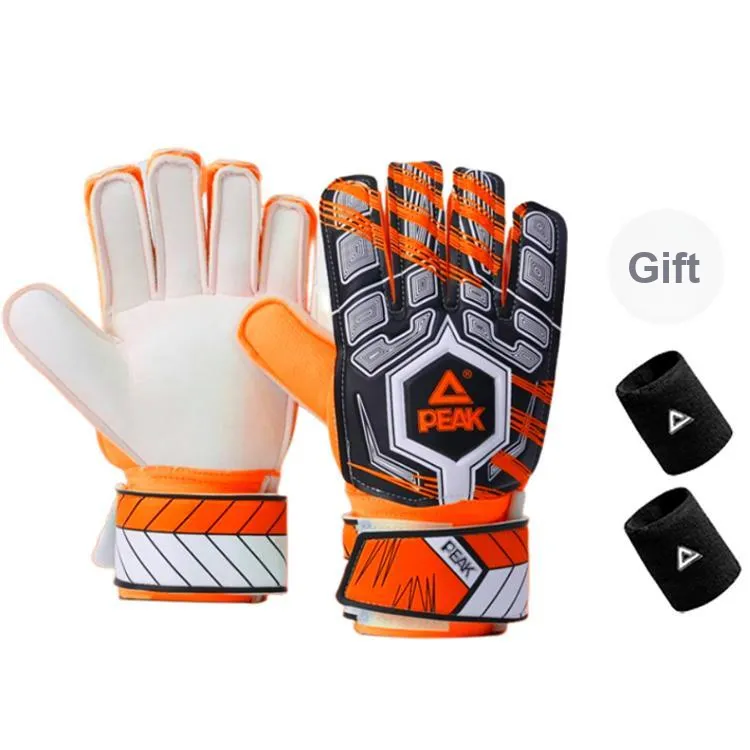 PEAK Goalkeeper Gloves Latex/stretch/EVA/mesh Soccer Unisex-4