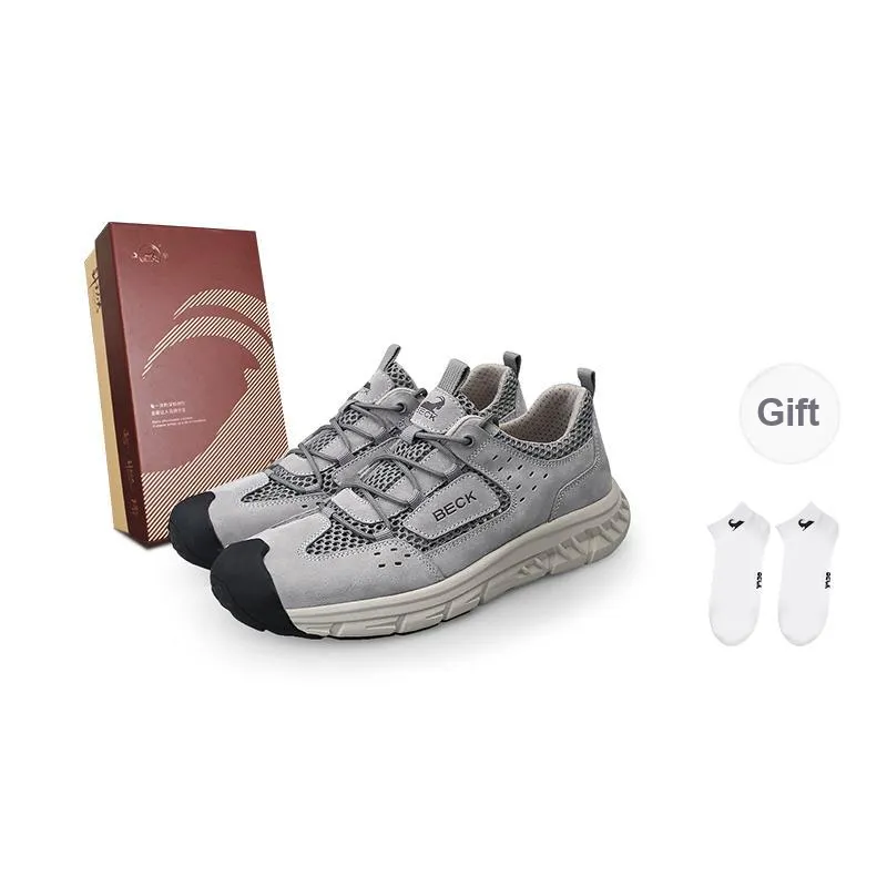 BECK Shock Absorbers With Slip Resistant And Abrasion Resistant Properties Low Top Casual Shoes Men's-0