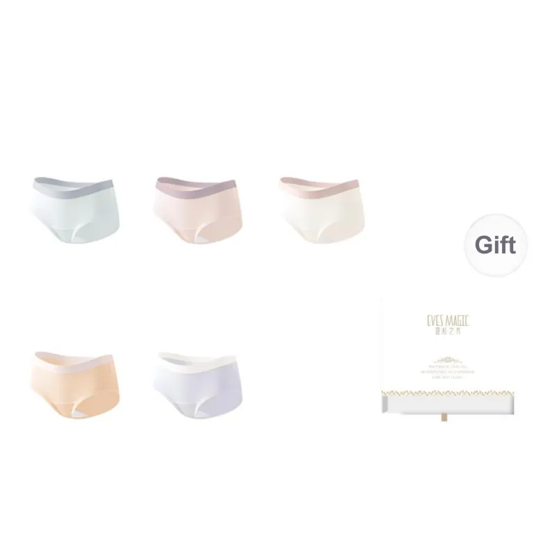 XIA.WA.ZHI.XIU Underpants Women's Shopping Bag 5 Pack-18