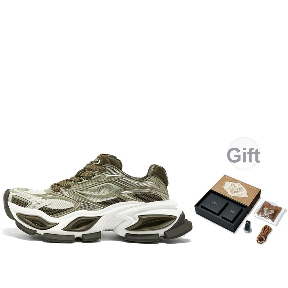 OGR Breathable Height Increase Low top Running Shoes Unisex Condensed Green Jade