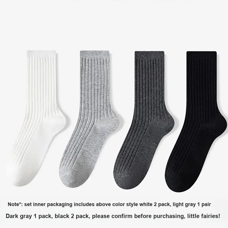 MADALLO Mid Calf Socks Women's 6 Pack-2