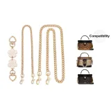 [White Cherry Blossom Set of 3]Extender Chain 15cm+Decorative Chain 45cm+100cm