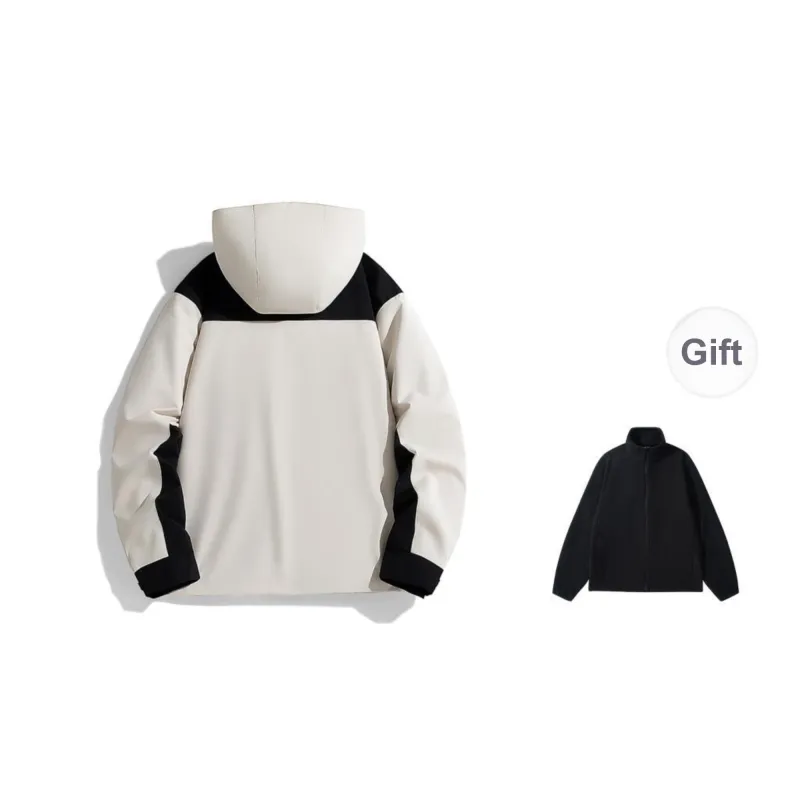 Yiwen Water Resistant Windproof Breathable Warm Windbreaker Jacket Unisex-25