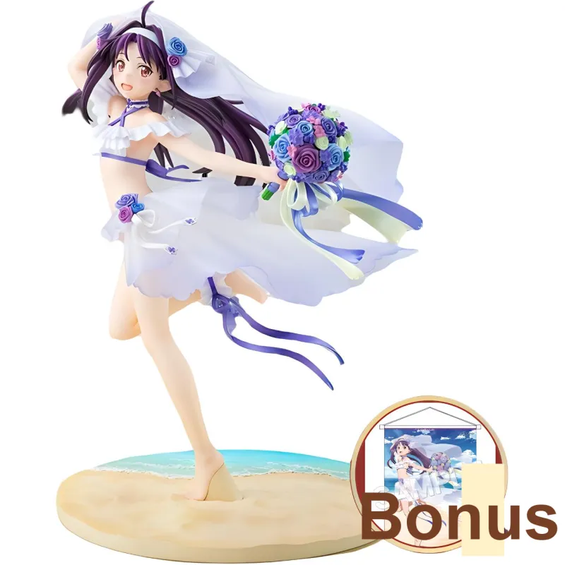 KADOKAWA Sword Art Online Akane Tsumugi Midsummer Bride Scale Figures-1